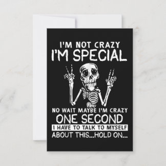 Im Special No Wait vielleicht im Crazy Skull RSVP Karte