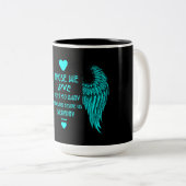 Im Speicher Bereaving und Loss Foto Print Card Wo Zweifarbige Tasse (VorderseiteRechts)