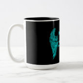 Im Speicher Bereaving und Loss Foto Print Card Wo Zweifarbige Tasse (Links)