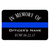 IM SPEICHER DES FALLENEN BÜROS DÜNN BLUE LINE MAGN MAGNET (Horizontal)