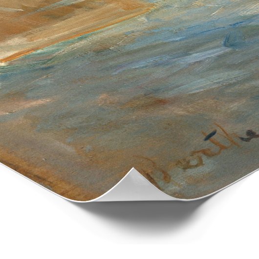 Im Speisesaal - Berthe Morisot Kunst Poster (Ecke)