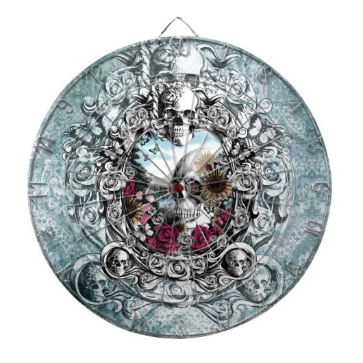 Im Spiegellandschaftsschädel Dartscheibe (vorne)