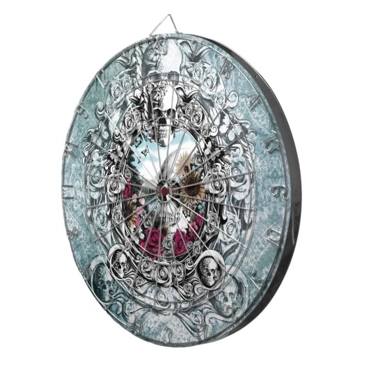 Im Spiegellandschaftsschädel Dartscheibe (Vorderseite rechts)