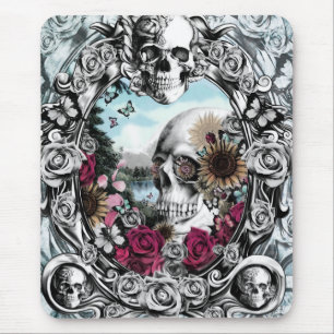 Im Spiegellandschaftsschädel Mousepad