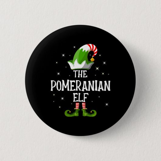 Im Spitz Elf Familie Matching Group Christ Button (Vorderseite)