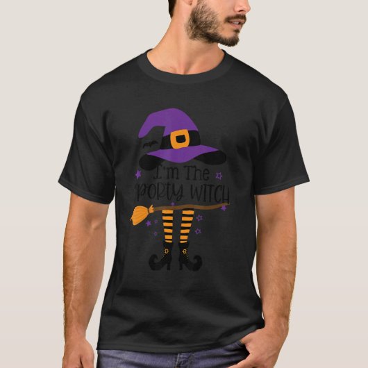 Im Sporty Hexenmeister Halloween Matching Group Co T-Shirt (Vorderseite)