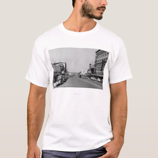 Im Stadtzentrum gelegene Ansicht von Chehalis, T-Shirt (Vorderseite)