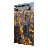 Im Stadtzentrum gelegene Chicago-Skyline an der Mini Klemmbrett (Gewinkelt2)