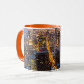 Im Stadtzentrum gelegene Chicago-Skyline an der Tasse (Vorderseite Links)