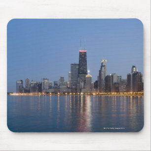 Im Stadtzentrum gelegene Chicago-Skyline Mousepad