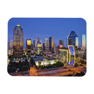 im Stadtzentrum gelegene Dallas-Skyline Magnet