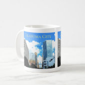 Im Stadtzentrum gelegene Oklahoma- Kaffeetasse (Vorderseite Links)