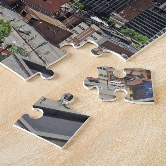 Im Stadtzentrum gelegene Pittsburgh-Skyline Puzzle (Seite)