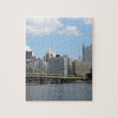Im Stadtzentrum gelegene Pittsburgh-Skyline Puzzle (Vertikal)
