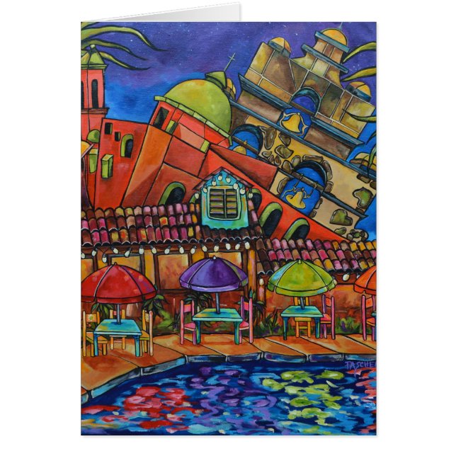 im Stadtzentrum gelegene San- Antoniokarte (Vorne)