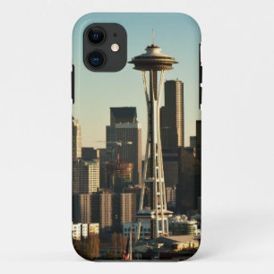 Im Stadtzentrum gelegene Seattle-Skyline und Case-Mate iPhone Hülle