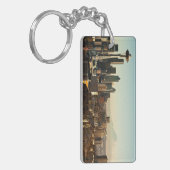 Im Stadtzentrum gelegene Seattle-Skyline und Schlüsselanhänger (Vorderseite links)