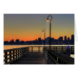 Im Stadtzentrum gelegene Skyline Seattles