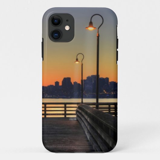 Im Stadtzentrum gelegene Skyline Seattles Case-Mate iPhone Hülle (Rückseite)