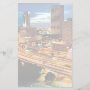 Im Stadtzentrum gelegene Stadt-Ansicht Briefpapier