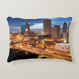 Im Stadtzentrum gelegene Stadt-Ansicht Zierkissen