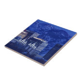 Im Stadtzentrum gelegene Winter-Skyline Salt Lake Fliese (Seite)