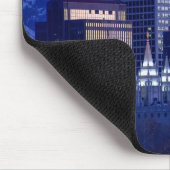 Im Stadtzentrum gelegene Winter-Skyline Salt Lake Mousepad (Ecke)