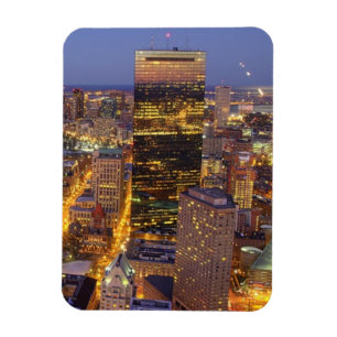 Im Stadtzentrum gelegener Boston- und Hancock-Turm Magnet