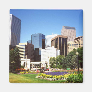 Im Stadtzentrum gelegener Denver-Andenken-Magnet Magnet
