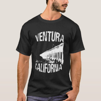 Im Stadtzentrum gelegener Grungy Pier u. Strand T-Shirt