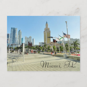 Im Stadtzentrum gelegener Miami-/Freiheits-Turm Postkarte