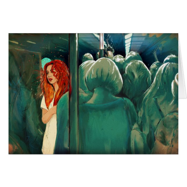 Im Stadtzentrum gelegener Zug (Vorderseite (Horizontal))