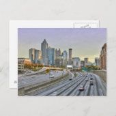 Im Stadtzentrum gelegenes Atlanta Postkarte (Vorne/Hinten)