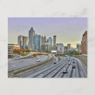 Im Stadtzentrum gelegenes Atlanta Postkarte