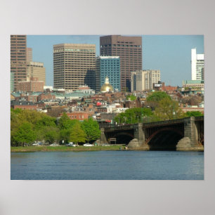 Im Stadtzentrum gelegenes Boston Poster