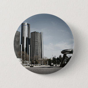 Im Stadtzentrum gelegenes Detroit Button