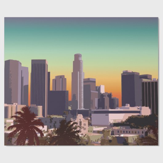 Im Stadtzentrum gelegenes L.A. Geschenkpapier (Flach)