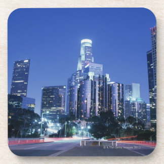 Im Stadtzentrum gelegenes Los Angeles Getränkeuntersetzer