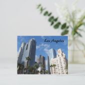 Im Stadtzentrum gelegenes Los Angeles Postkarte (Stehend Vorderseite)