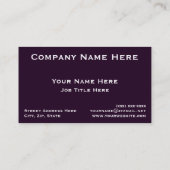 Im Stadtzentrum gelegenes Los Angeles - Visitenkarte (Rückseite)