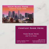 Im Stadtzentrum gelegenes Los Angeles - Visitenkarte (Vorne/Hinten)