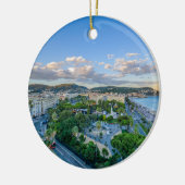 Im Stadtzentrum gelegenes Nizza, Frankreich Keramikornament (Links)