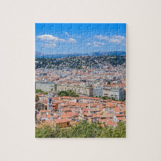 Im Stadtzentrum gelegenes Nizza, Frankreich Puzzle (Vertikal)
