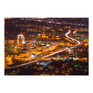 Im Stadtzentrum gelegenes Roanoke, Virginia Fotodruck