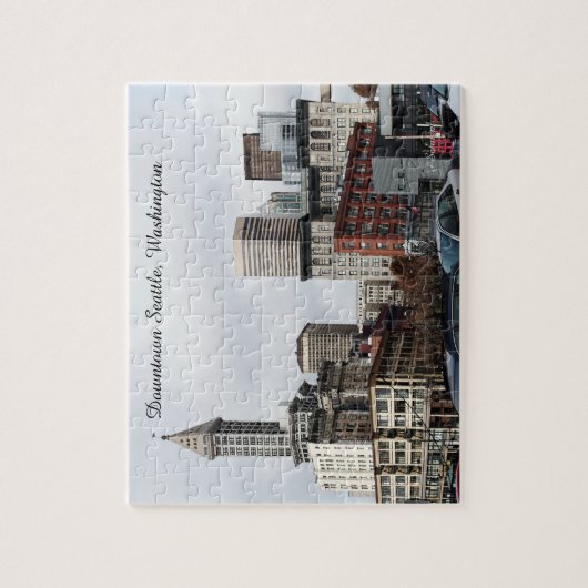 Im Stadtzentrum gelegenes Seattle, Washington Puzzle (Vertikal)
