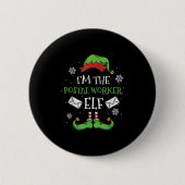 Im Stal Worker Elf Weihnachten Button (Vorderseite)