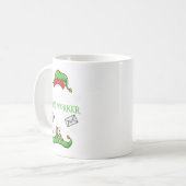 Im Stal Worker Elf Weihnachten Kaffeetasse (Vorderseite Links)