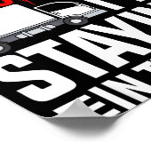 I'm Staying In Tha Van Funny Phasmophobia Gamer Wo Poster (Ecke)