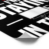 I'm Staying In Tha Van Funny Phasmophobia Women's  Poster (Ecke)