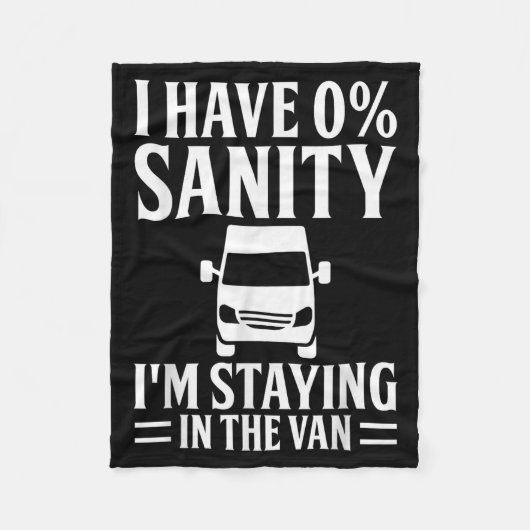 I'm Staying In Tha Van Phasmophobia Funny Drivers Fleecedecke (Vorderseite)
